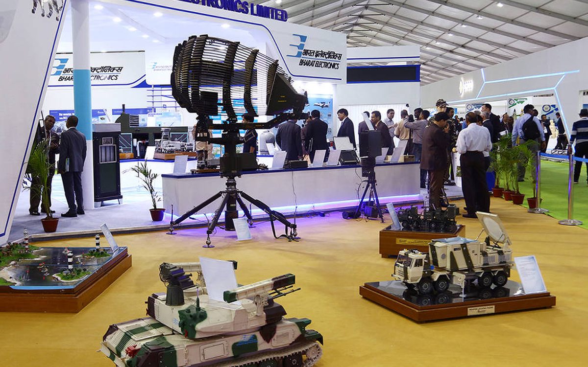 Defence electronics and radar systems on display